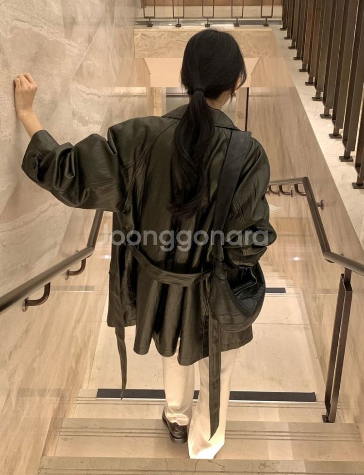 레더자켓 새상품 (밤색)--0