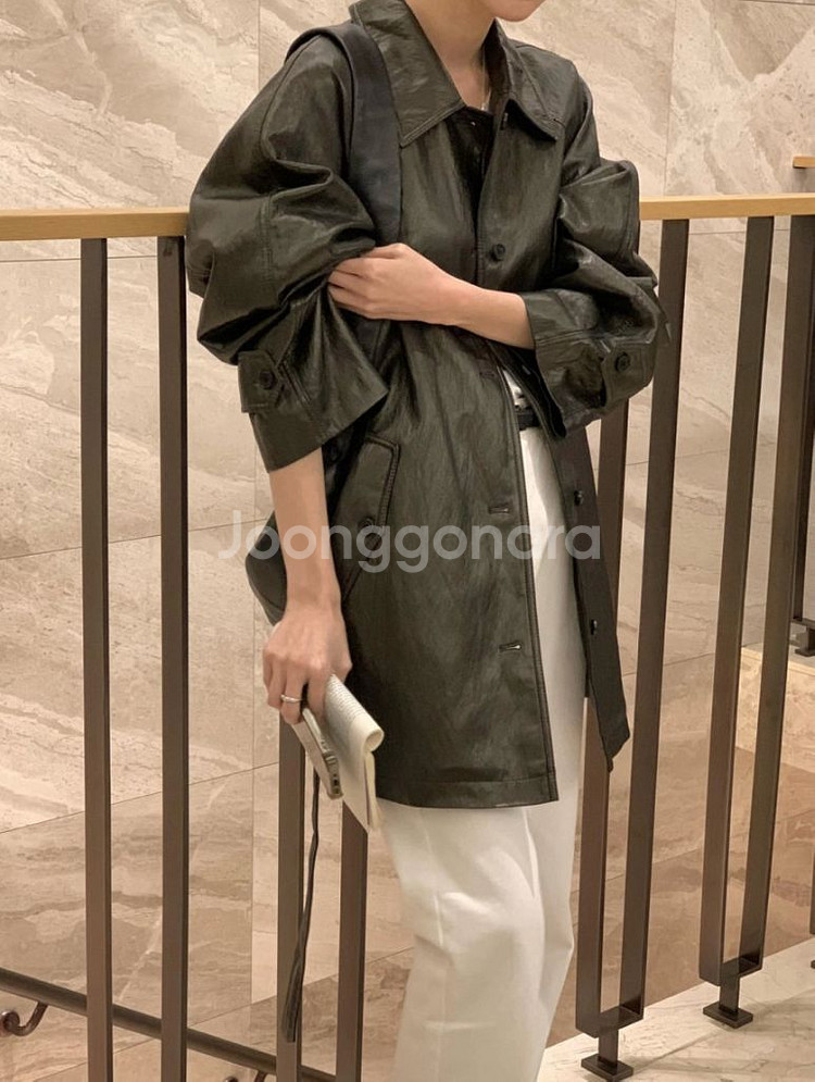 레더자켓 새상품 (밤색)--2