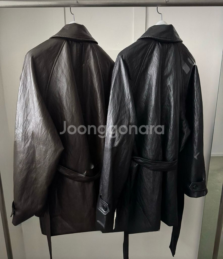 레더자켓 새상품 (밤색)--4