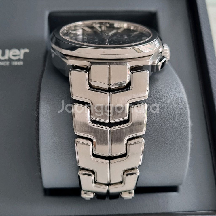 태그호이어 신형 링크 크로노그래프 41mm 검판--1
