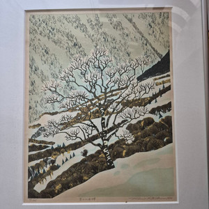 기타오카 후미오-눈 덮인 산의 자작나무 (45/125)