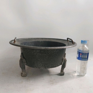 옛날 양은 삼족 화로
