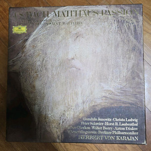 클래식 LP 바흐 마태수난곡 4LP 박스