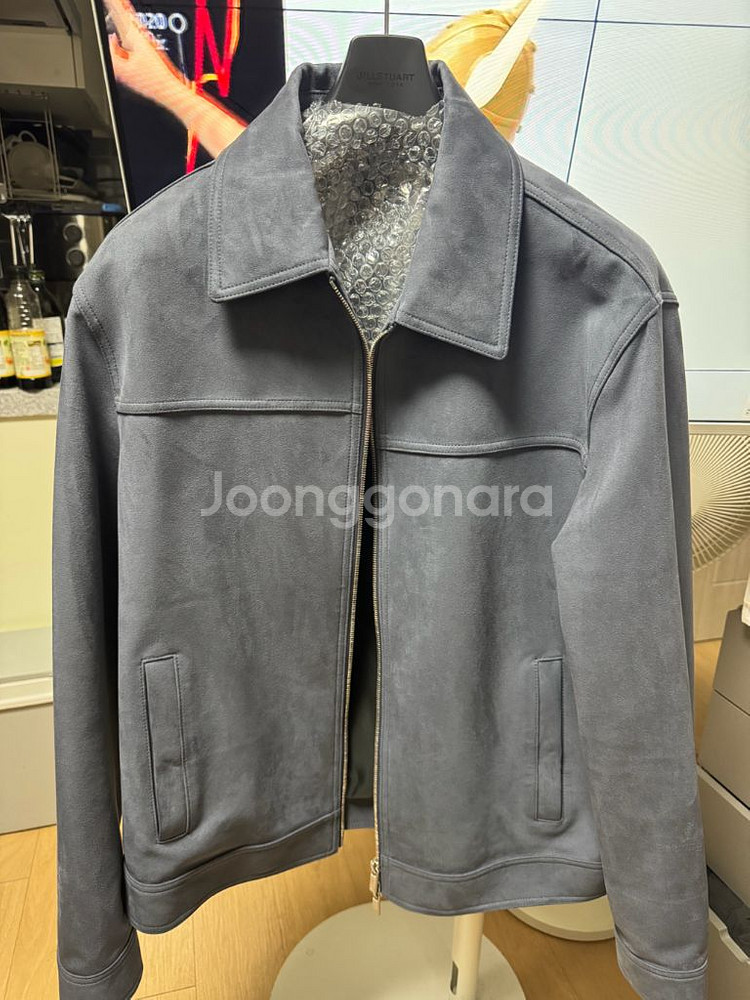 질스튜어트 뉴욕맨 스웨이드 트러커 자켓--4