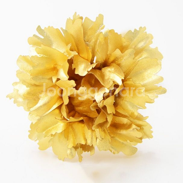 새 24K 골드 카네이션 브로치 꽃 선물 어머님--8