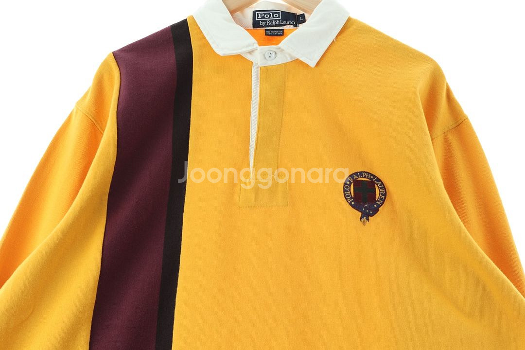 (L-3XL) 폴로 랄프로렌 카라 긴팔티셔츠 럭비--2