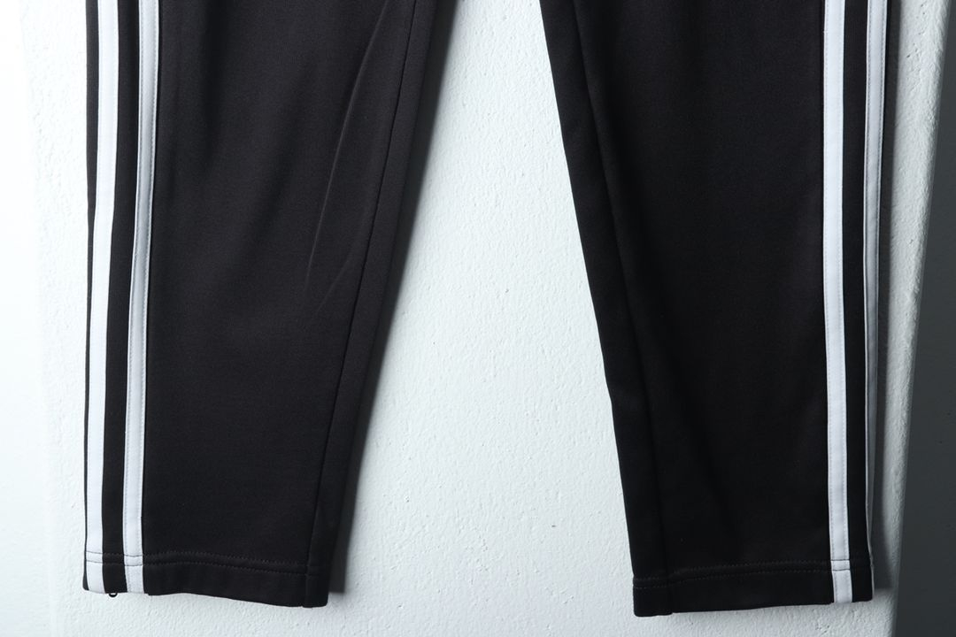 W(XS) 아디다스 트레이닝복 바지 약기모 블랙 삼선 이미지