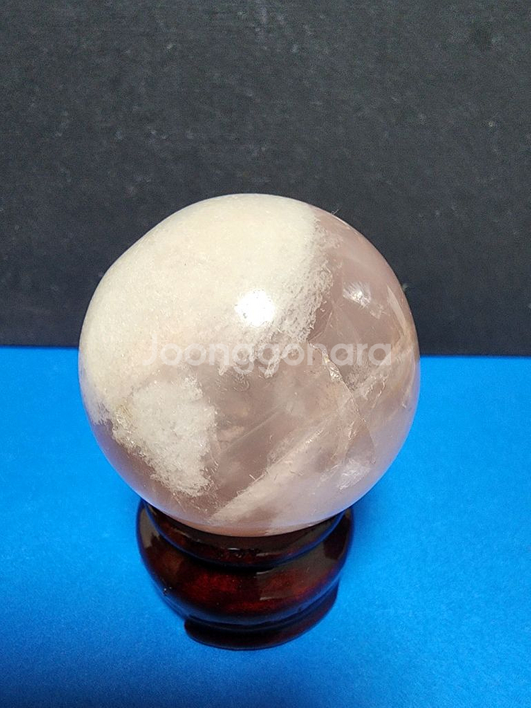 크리스탈 핑크로즈 구체(5.5cm)--2