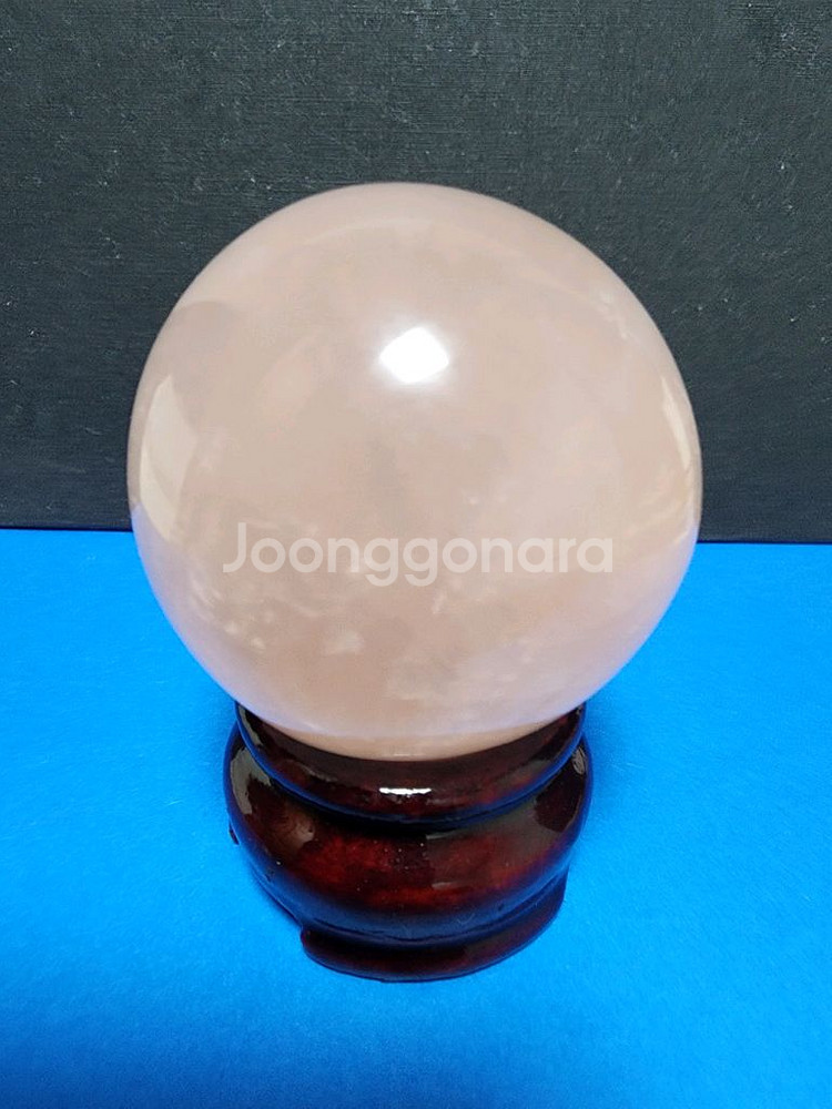 크리스탈 핑크로즈 구체(5.5cm)--4