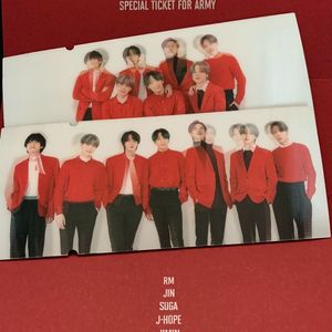 방탄 BTS 맵오브더소울 렌티큘러 티켓