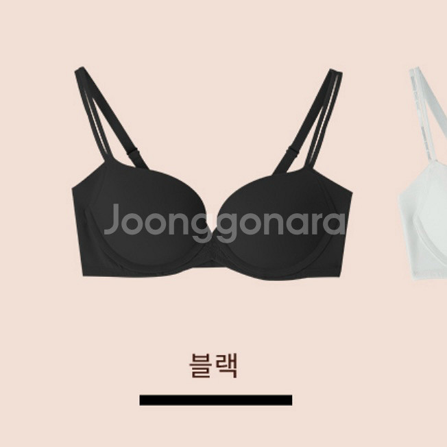 [새상품] 큐모모 푸쉬업 시크브라 70C 블랙--1