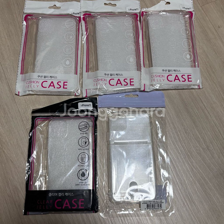 아이폰11 투명 케이스 일괄 (쿠션젤리3,클리어젤리,카--0