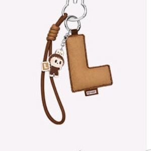 라부부 이니셜 알파벳 키링 L 새상품