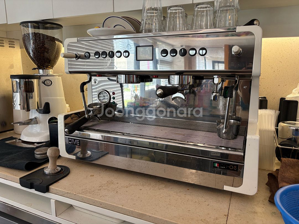 [카페창업 풀세트] 커피머신+그라인더+탬핑기+포타필터--0