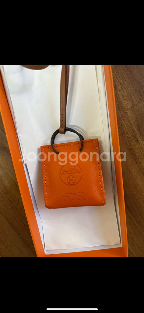 에르메스 오랑쥬 백참--0