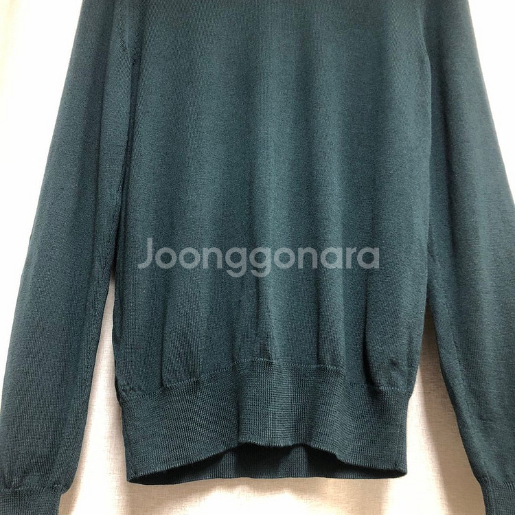 프레드페리 다크 그린 브이넥 니트 S--2