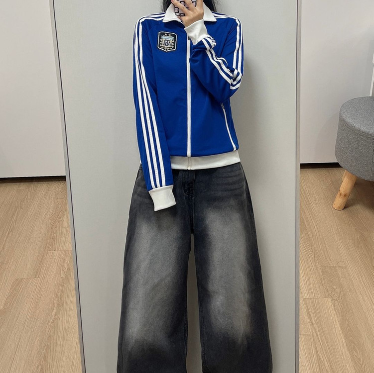 아디다스 13-14 아르헨티나 국대 블루 화이트 져지 이미지