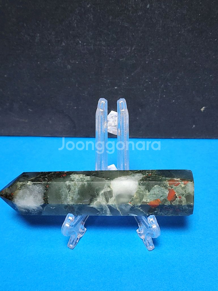 블러드스톤 육각기둥(10cm)--0