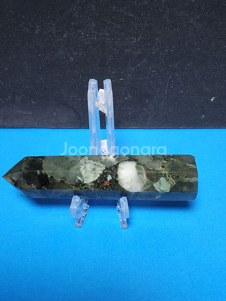 블러드스톤 육각기둥(10cm)--1