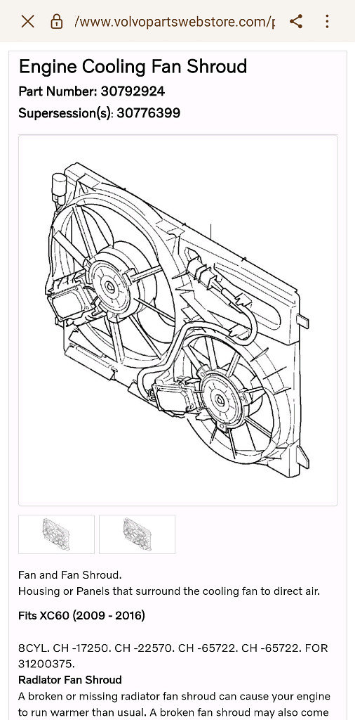 새제품) VOLVO 볼보 차량 정품 팬 / 자동차용품--1