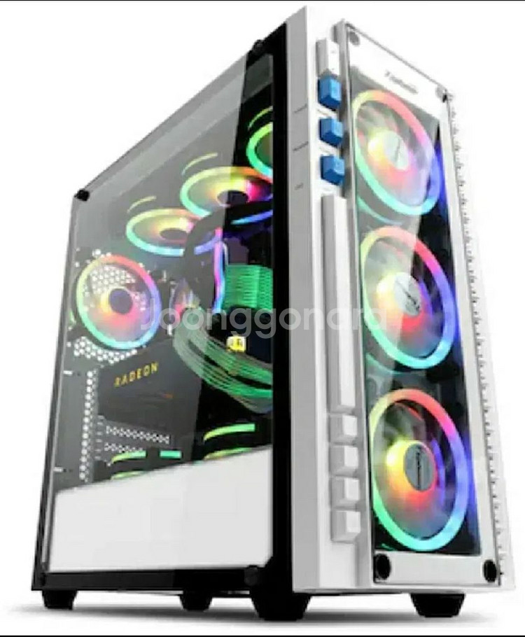 다얼유 태풍의눈 강화유리 RGB 화이트 9F--0