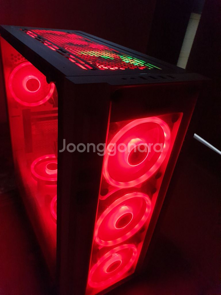 다얼유 태풍의눈 강화유리 RGB 화이트 9F--3