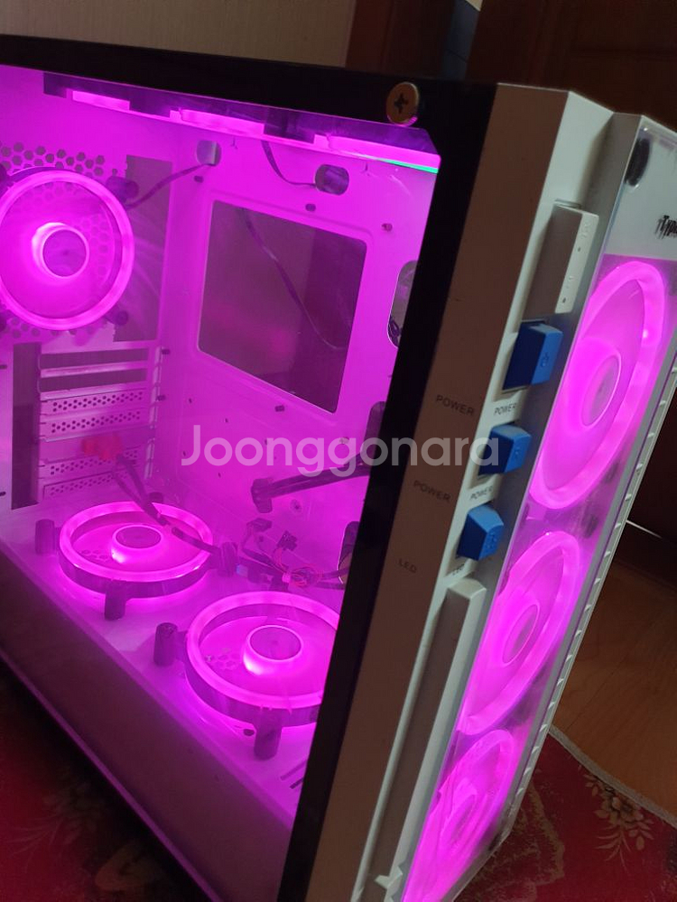 다얼유 태풍의눈 강화유리 RGB 화이트 9F--4