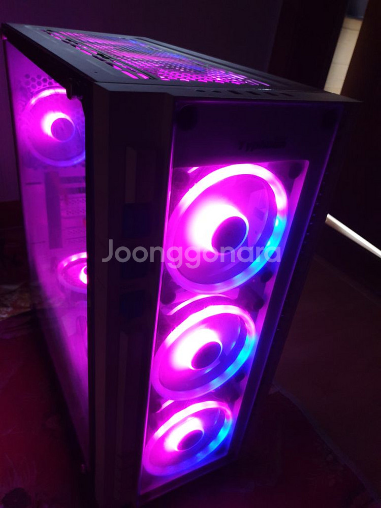 다얼유 태풍의눈 강화유리 RGB 화이트 9F--6