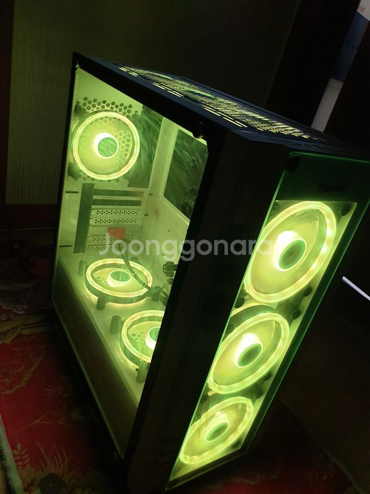 다얼유 태풍의눈 강화유리 RGB 화이트 9F--8