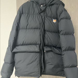 메종키츠네 클래식 푸퍼 자켓 블랙 S사이즈
