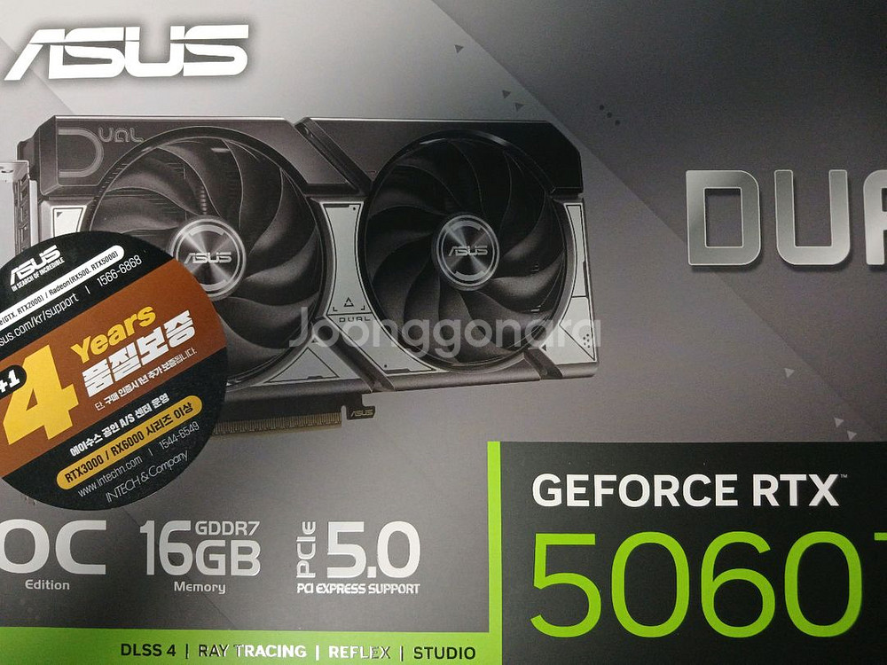 ASUS 지포스 RTX 5060TI 16GB--0