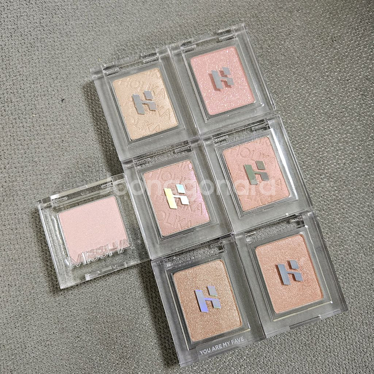 홀리카홀리카 마이페이브 피스 아이섀도우, 빔 6개--1
