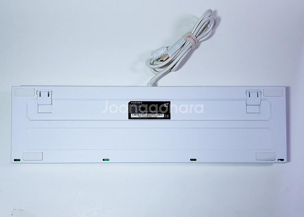 앱코 K640 화이트 청축 키보드 택포--2