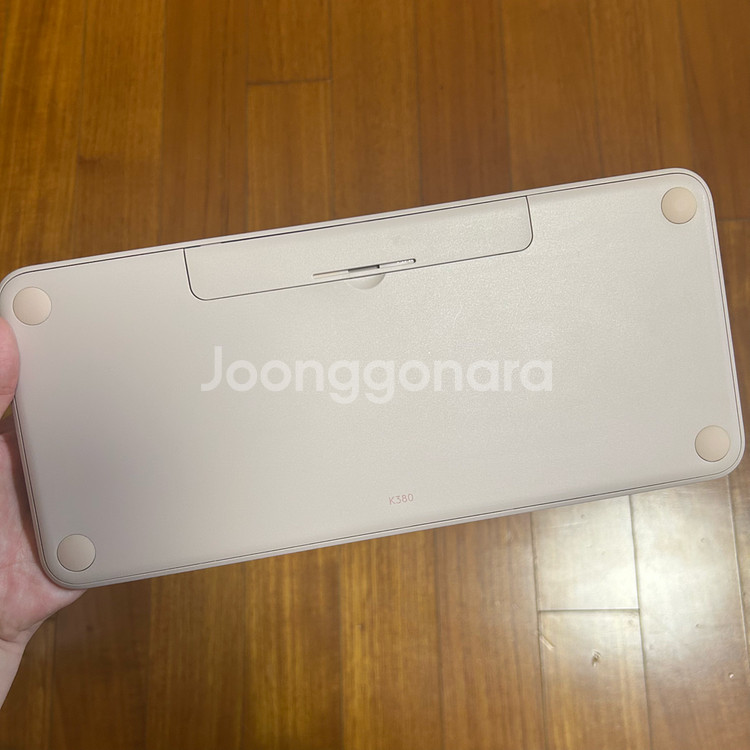로지텍 블루투스 키보드 k380 핑크--2