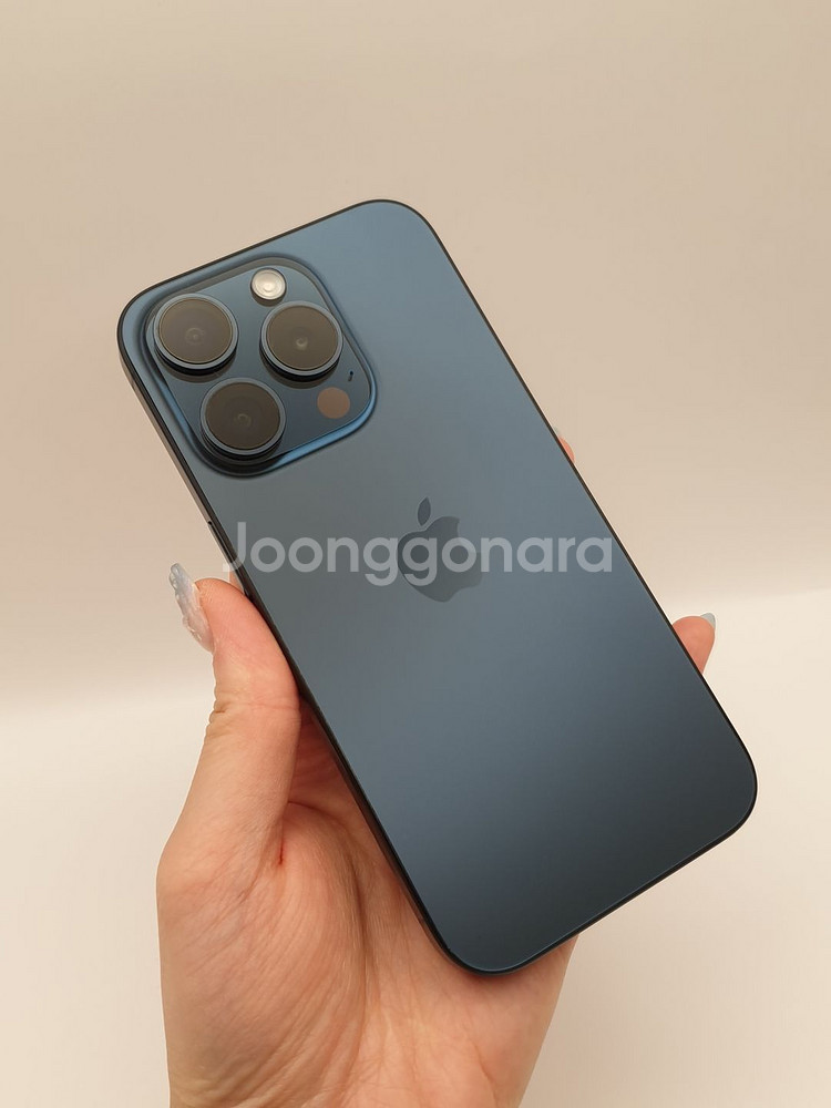 아이폰15프로 블루 128기가 판매합니다-A3102--8