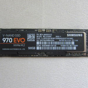 삼성 970 EVO M.2 NVMe 500G