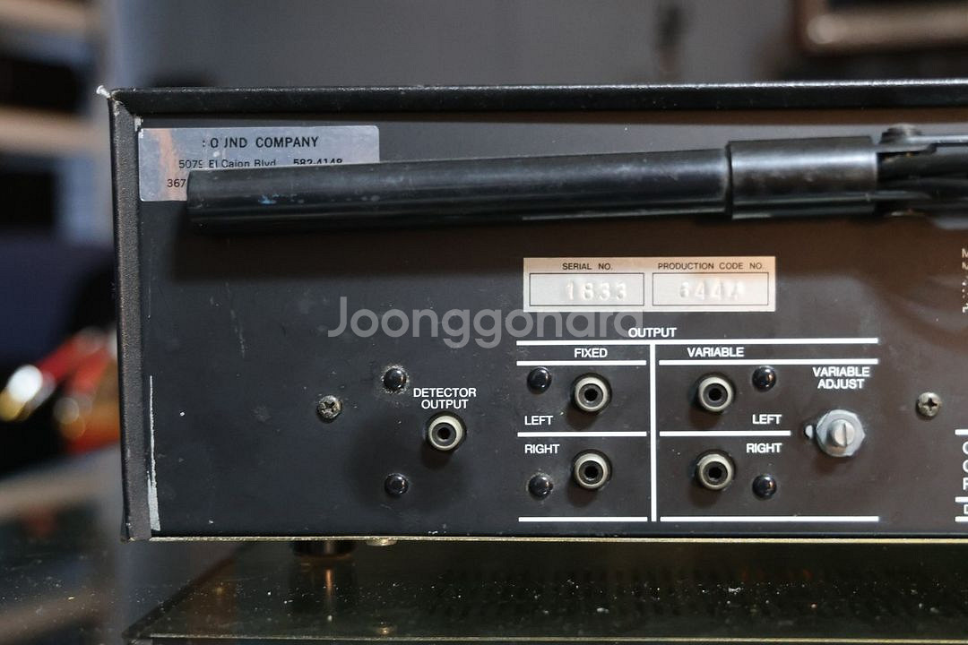 일제 하만카돈 아날로그 튜너 T403ㅡ민트급ㅡ--9
