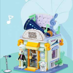 AREAX 스폰지밥 블럭 DIY 미니하우스 징징이