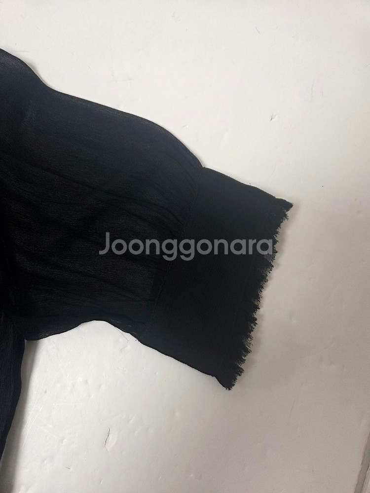 쟈딕앤볼테르 쉬폰 롱드레스 원피스 블랙(M)--6