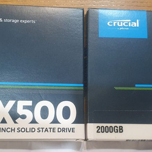 마이크론 ssd mx500 2tb 미개봉 하드팝니다