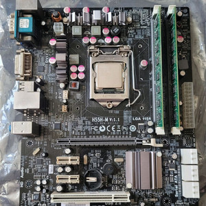 구형 메인보드+CPU 2개+램 2개