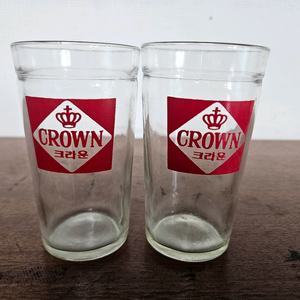 진짜 빈티지 크라운 맥주잔