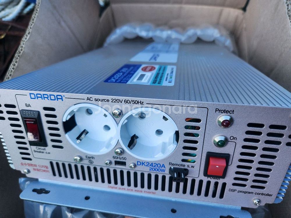 인버터 24V(in)/2kw(out) 새제품 팝니다--2