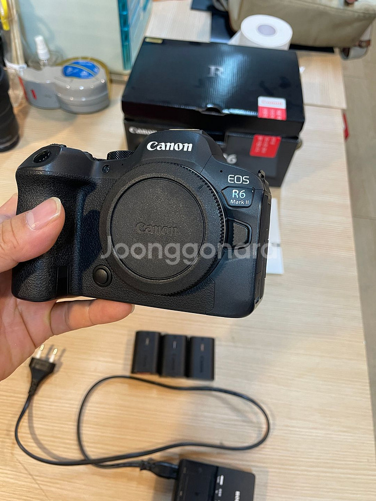 캐논 EOS R6 Mark II 알육막투 정품--0