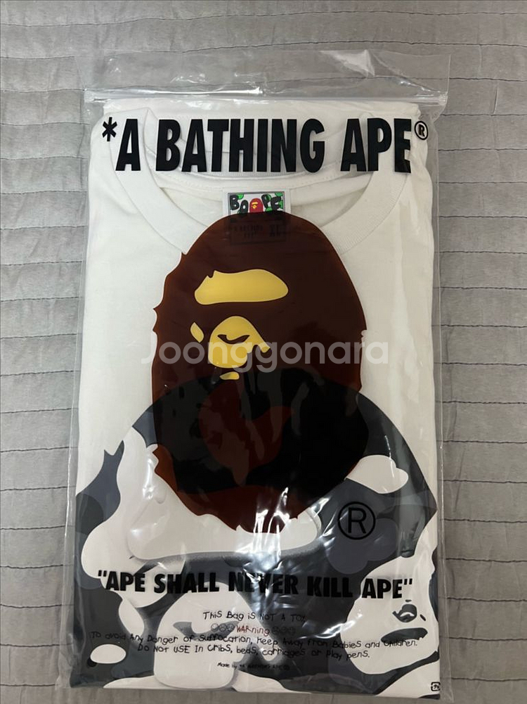 베이프 x DSMG 한정판 반팔 XL--0