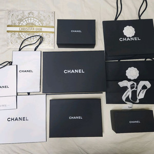 샤넬 자석 박스 케이스 쇼핑백 일괄 CHANEL