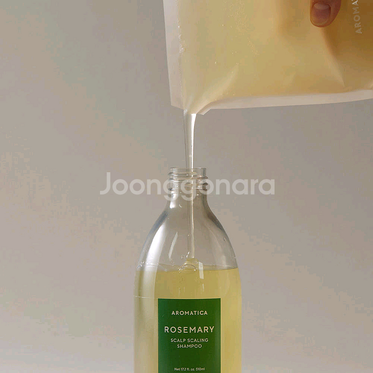 [새상품] 아로마티카 로즈마리 샴푸 리필500ml과 페--5