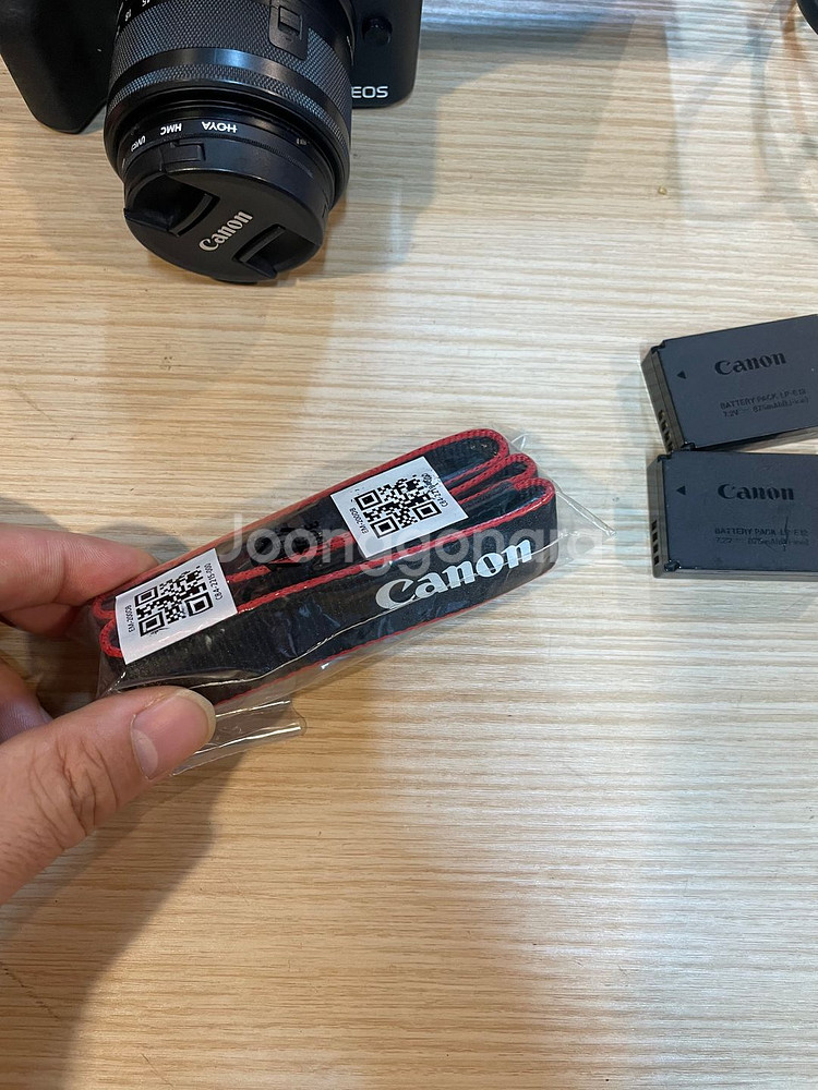 캐논 EOS M50 미러리스 카메라 15-45렌즈 풀셋--4
