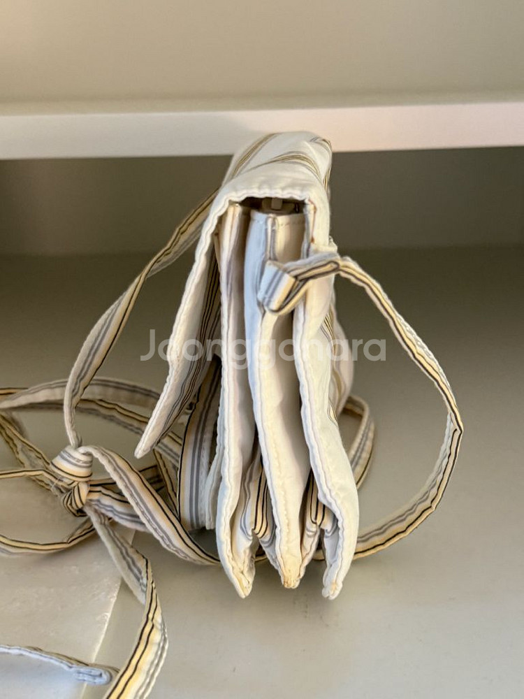 마르니 코튼 스트라이프 트렁크백 cotton strpi--5