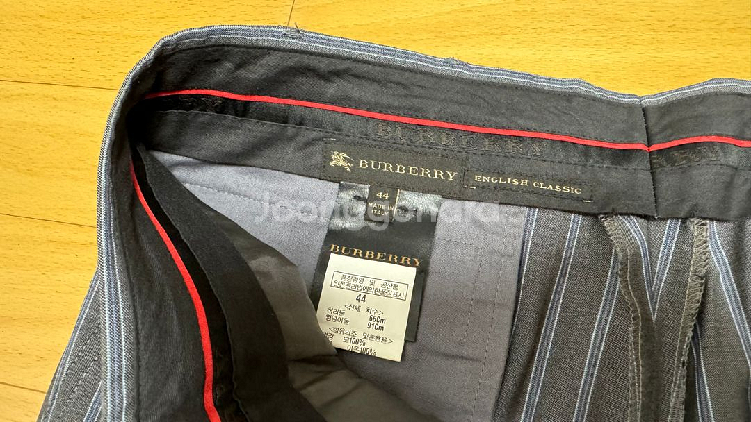 버버리 BURBERRY 슬랙스 바지 팬츠 정품 새상품급--5